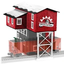 Lionel 2229320 O Gauge Christmas Coal Works Lighted Coaling Station (Plug-Expand-Play) 5 Lionel 2229320 O Gauge Christmas Coal Works Lighted Coaling Station (Plug-Expand-Play) -Lionel shop 2229320NaughtyListCoalingStationwithhopper