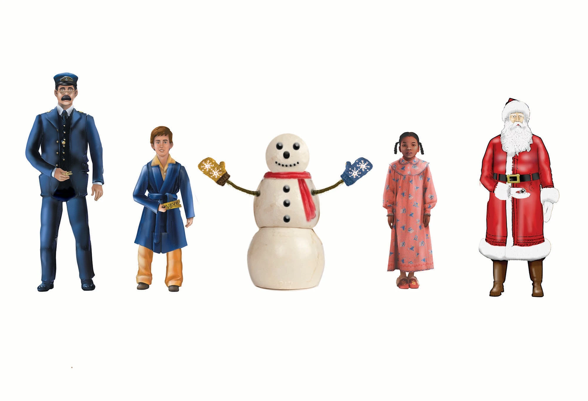 Lionel 1830010 O Gauge The Polar Express™ Snowman & Children Figure Set 1 Lionel 1830010 O Gauge The Polar Express™ Snowman & Children Figure Set