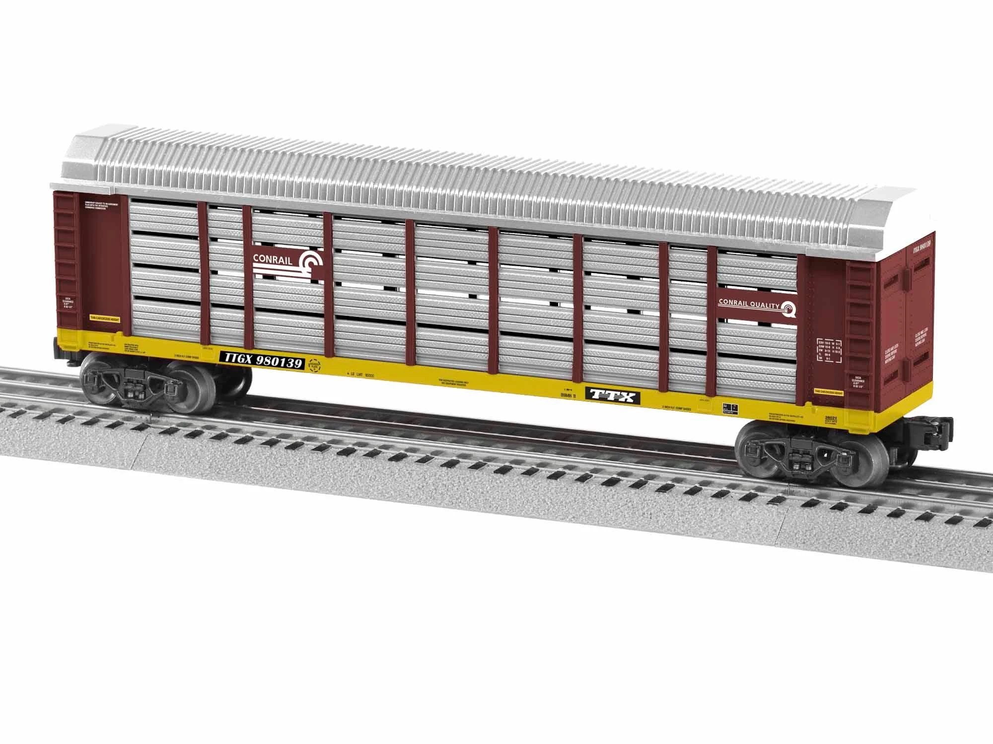 Lionel 1928021 O Gauge Autorack Conrail CR TTGX 980139 - NOS 1 Lionel 1928021 O Gauge Autorack Conrail CR TTGX 980139 - NOS