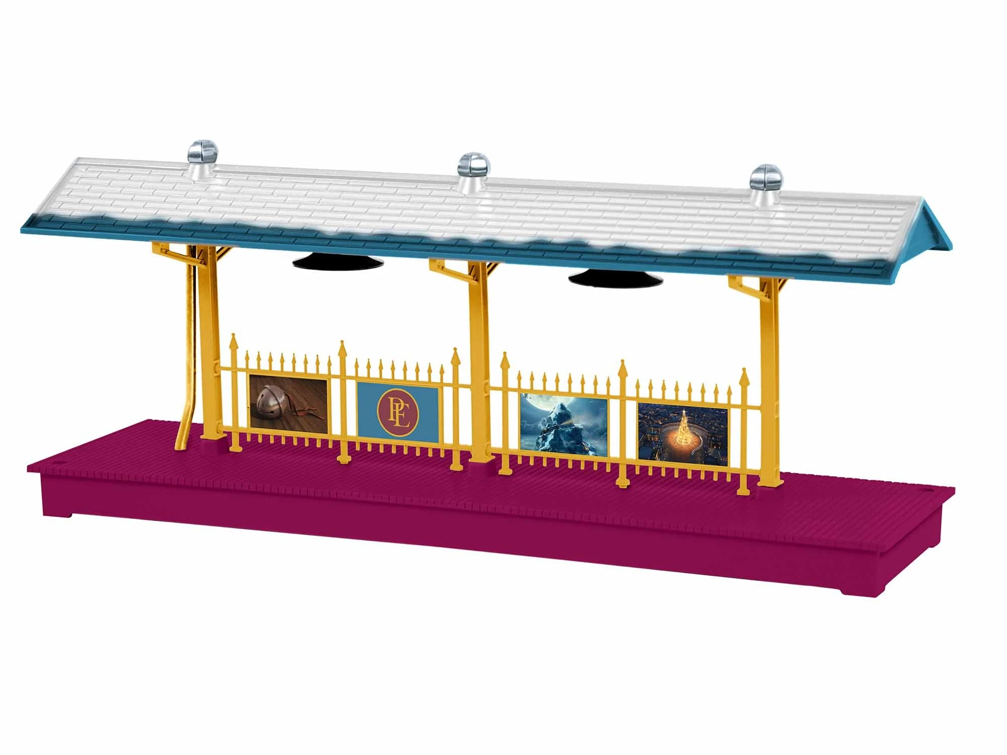 Lionel 1929060 O Gauge Polar Express™ Plug-Expand-Play Station Platform 1 Lionel 1929060 O Gauge Polar Express™ Plug-Expand-Play Station Platform