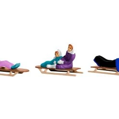 Lionel 1930210 O Gauge Sled Kids 3 Pack Of Figures
