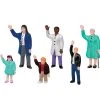 Lionel 1930240 O Gauge Waving People 6 Pack Of Figures
