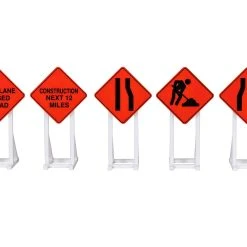 Lionel 2030240 O Gauge Construction Signs 5 Pack