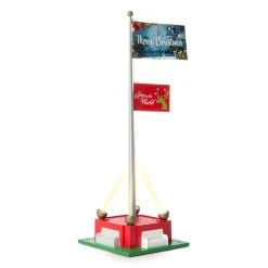 Lionel 2129220 O Gauge Christmas Joy Flagpole (Plug-Expand-Play)