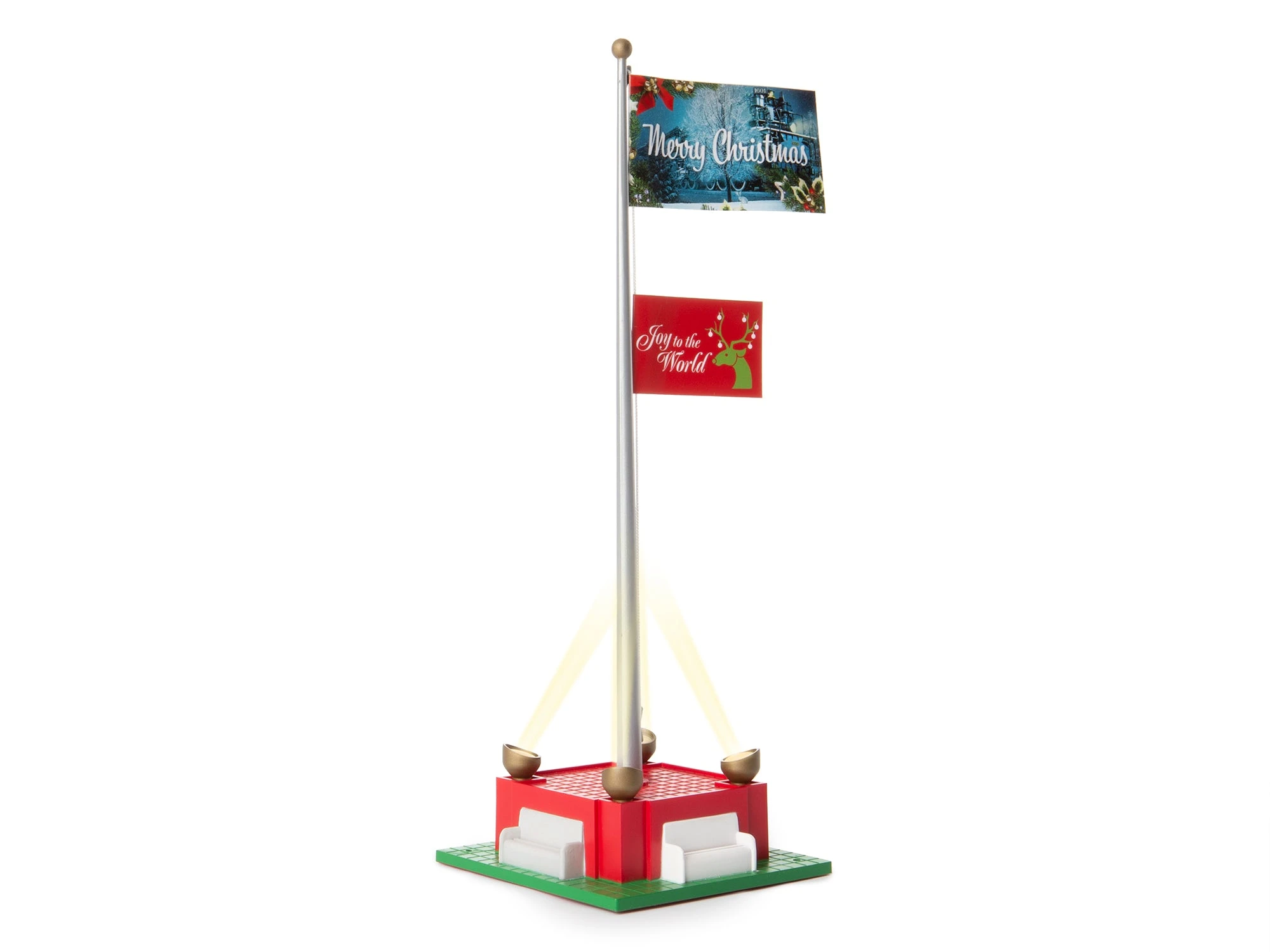 Lionel 2129220 O Gauge Christmas Joy Flagpole (Plug-Expand-Play) 1 Lionel 2129220 O Gauge Christmas Joy Flagpole (Plug-Expand-Play)