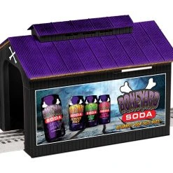 Lionel 2129330 O Gauge Lighted Half Covered Bridge Halloween