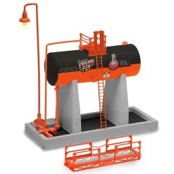 Lionel 2129380 O Gauge Halloween Elevated Oil Tank (Plug-Expand-Play)