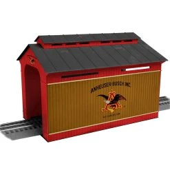 Lionel 2130090 O Gauge Anheuser Busch Covered Bridge