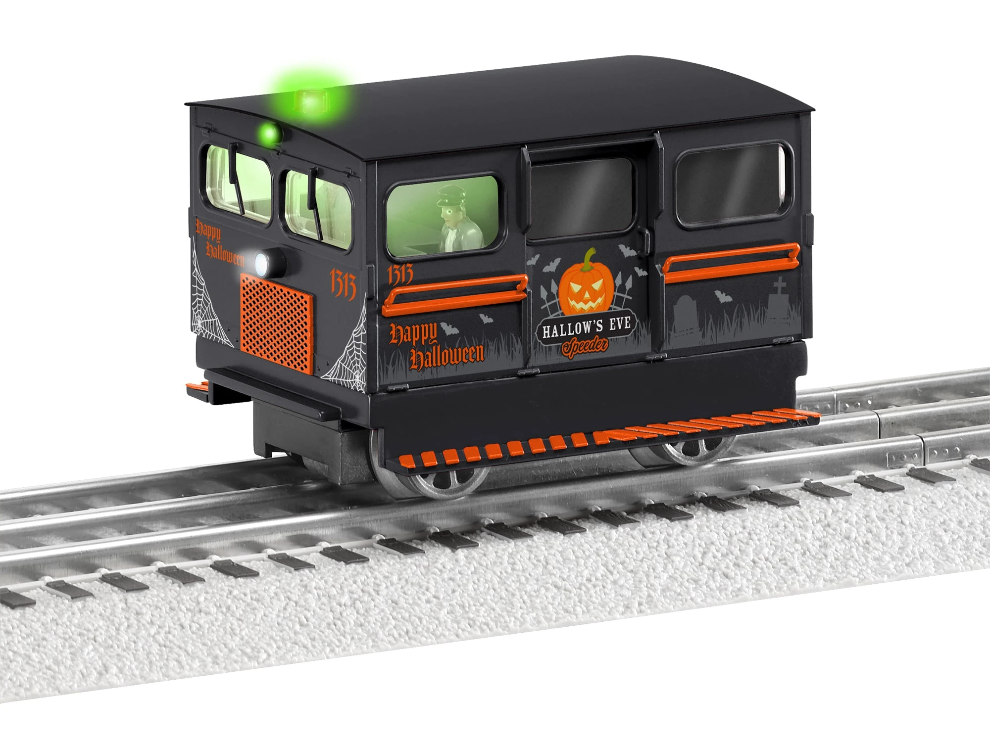 Lionel 2135060 O Gauge Halloween Speeder Car With TMCC 1 Lionel 2135060 O Gauge Halloween Speeder Car With TMCC