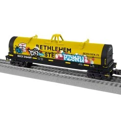Lionel 2226510 O Scale Coil Car With Graffiti Bethlehem Steel 216469