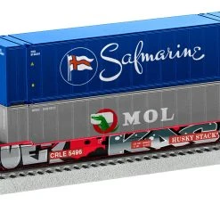 Lionel 2226582 O Scale Husky Stack Well Car With Graffiti Coe Rail CRLE 5496