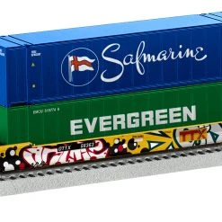 Lionel 2226612 O Scale Husky Stack Well Car With Graffiti TTX 56363