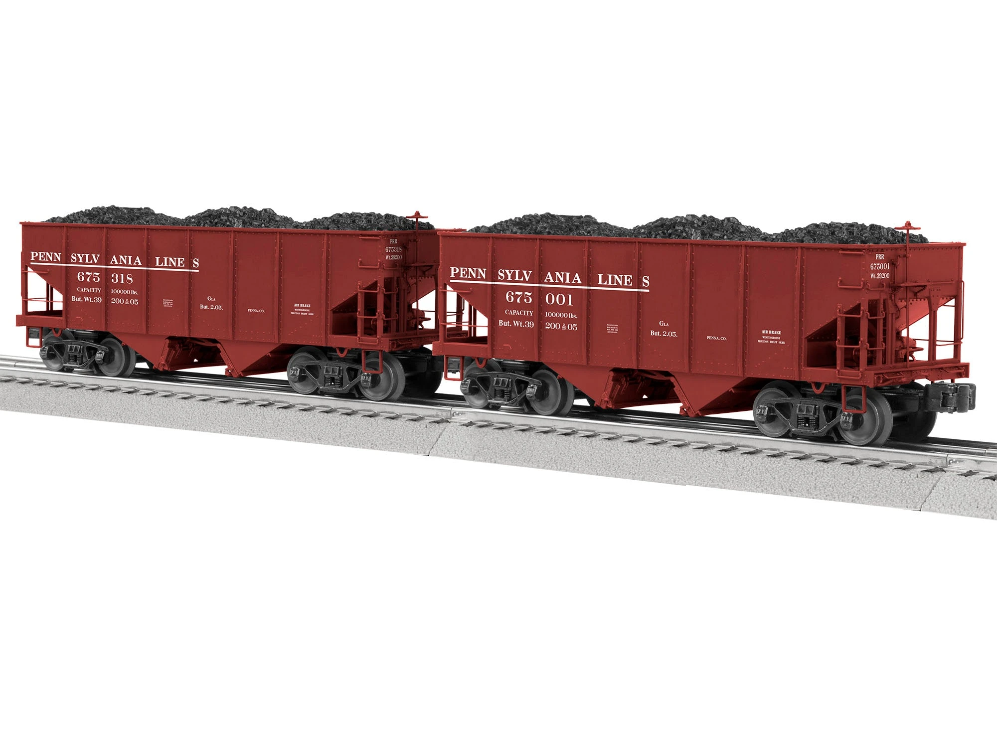 Lionel 2226940 O Scale GLa 2 Bay Open Coal Hopper Pennsylvania Lines 2 Pack BTO 1 Lionel 2226940 O Scale GLa 2 Bay Open Coal Hopper Pennsylvania Lines 2 Pack BTO