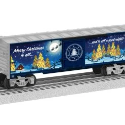 Lionel 2228140 O Gauge Night Before Christmas Illuminated Boxcar