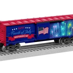 Lionel 2228400 O Scale Illuminated Forth Of July Boxcar With Sound