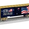 Lionel 2228410 O Scale Illuminated American Flag Boxcar