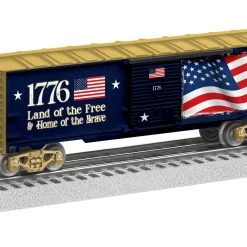 Lionel 2228410 O Scale Illuminated American Flag Boxcar