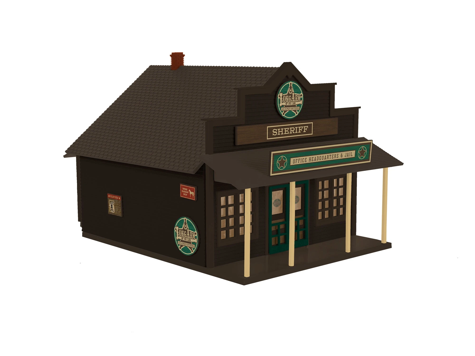 Lionel 2229250 O Gauge Sherriff's Headquarters Building (Plug-Expand-Play) 1 Lionel 2229250 O Gauge Sherriff's Headquarters Building (Plug-Expand-Play)