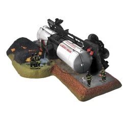 Lionel 2229260 O Gauge Firefighter Tank Car Accident Training