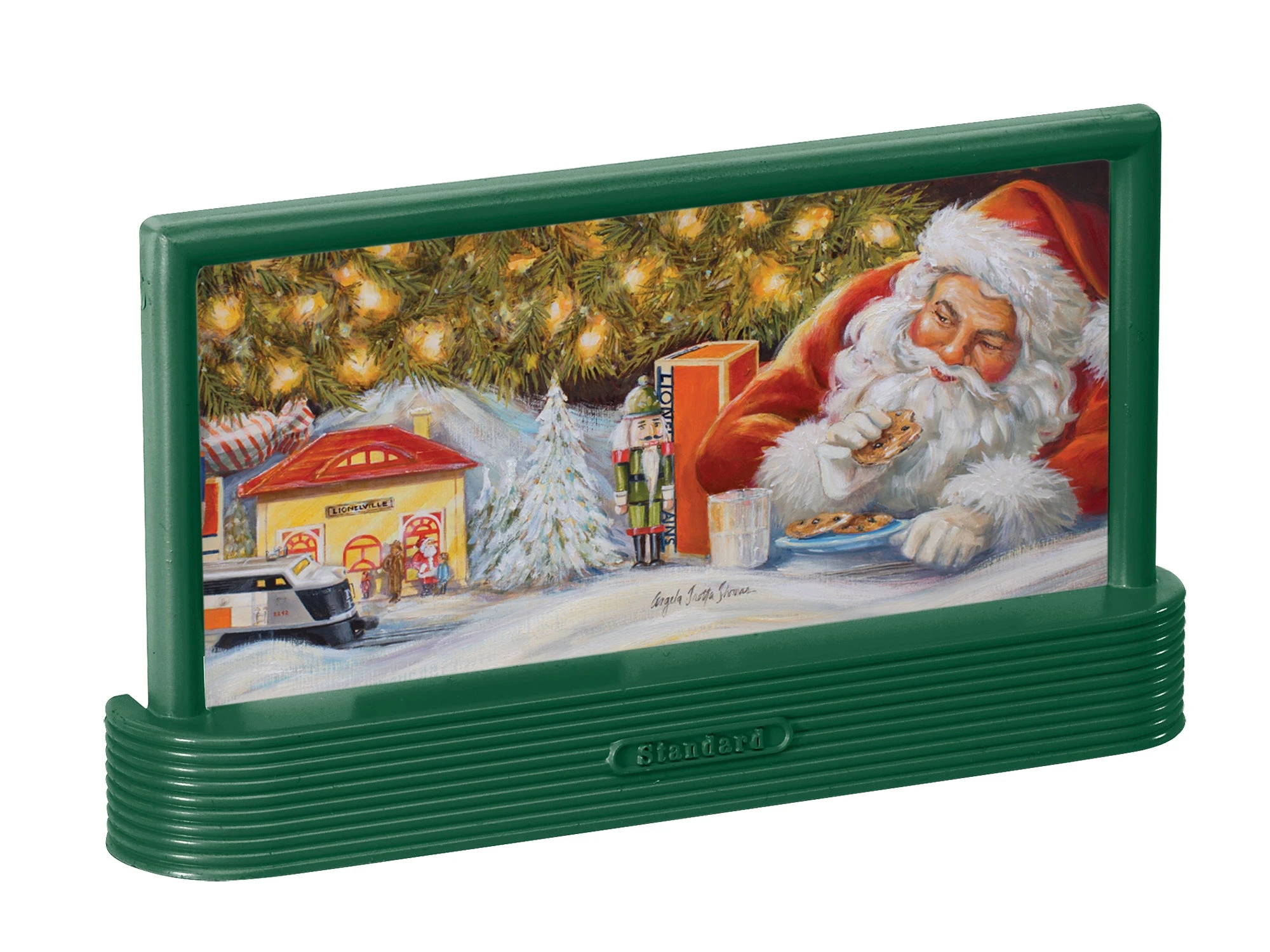 Lionel 2230150 O Gauge Angela Trotta Thomas Christmas Billboard Set 4 Lionel 2230150 O Gauge Angela Trotta Thomas Christmas Billboard Set - Image 4