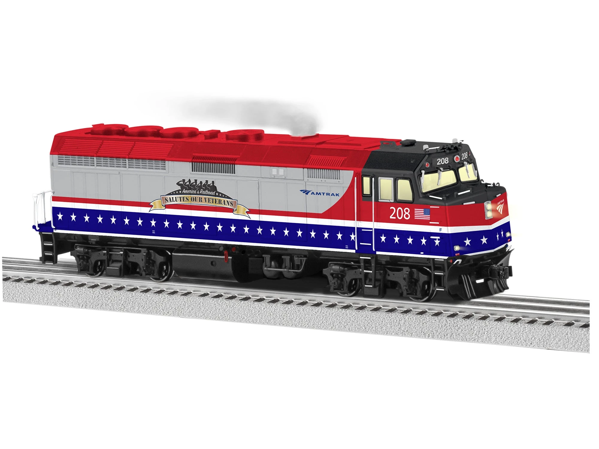 Lionel 2233740 O Scale LEGACY EMD F40PH Amtrak Veterans 208 BTO 1 Lionel 2233740 O Scale LEGACY EMD F40PH Amtrak Veterans 208 BTO