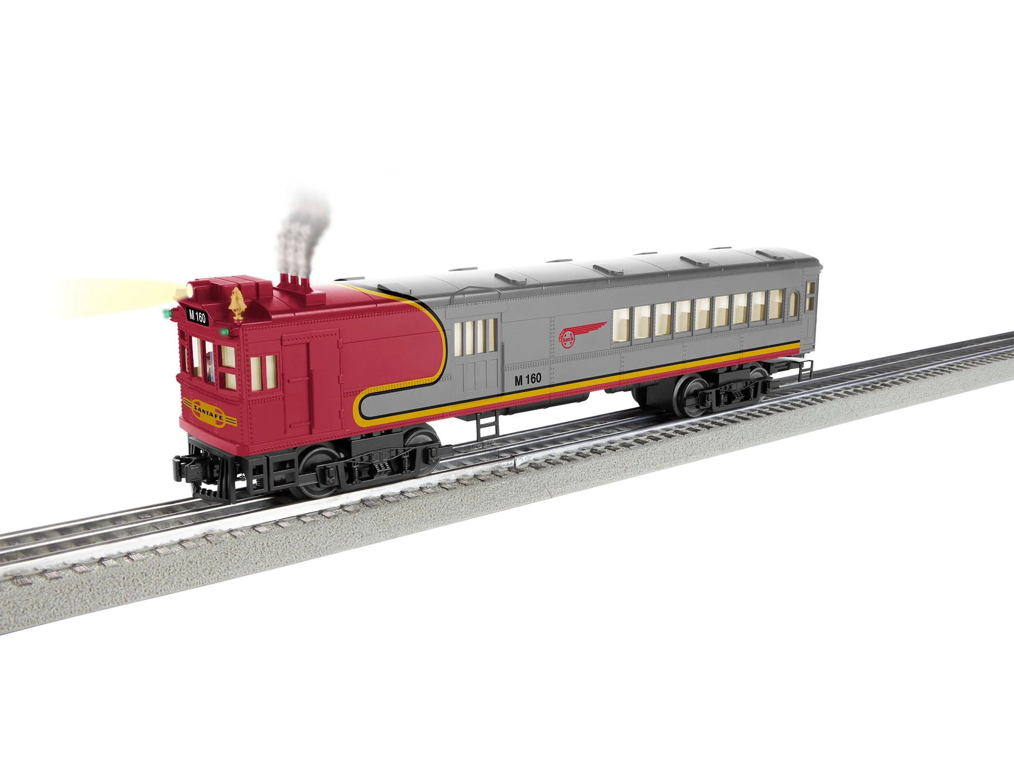 Lionel 2235040 O Gauge LionChief 2.0 Santa Fe ATSF Doodlebug 1 Lionel 2235040 O Gauge LionChief 2.0 Santa Fe ATSF Doodlebug