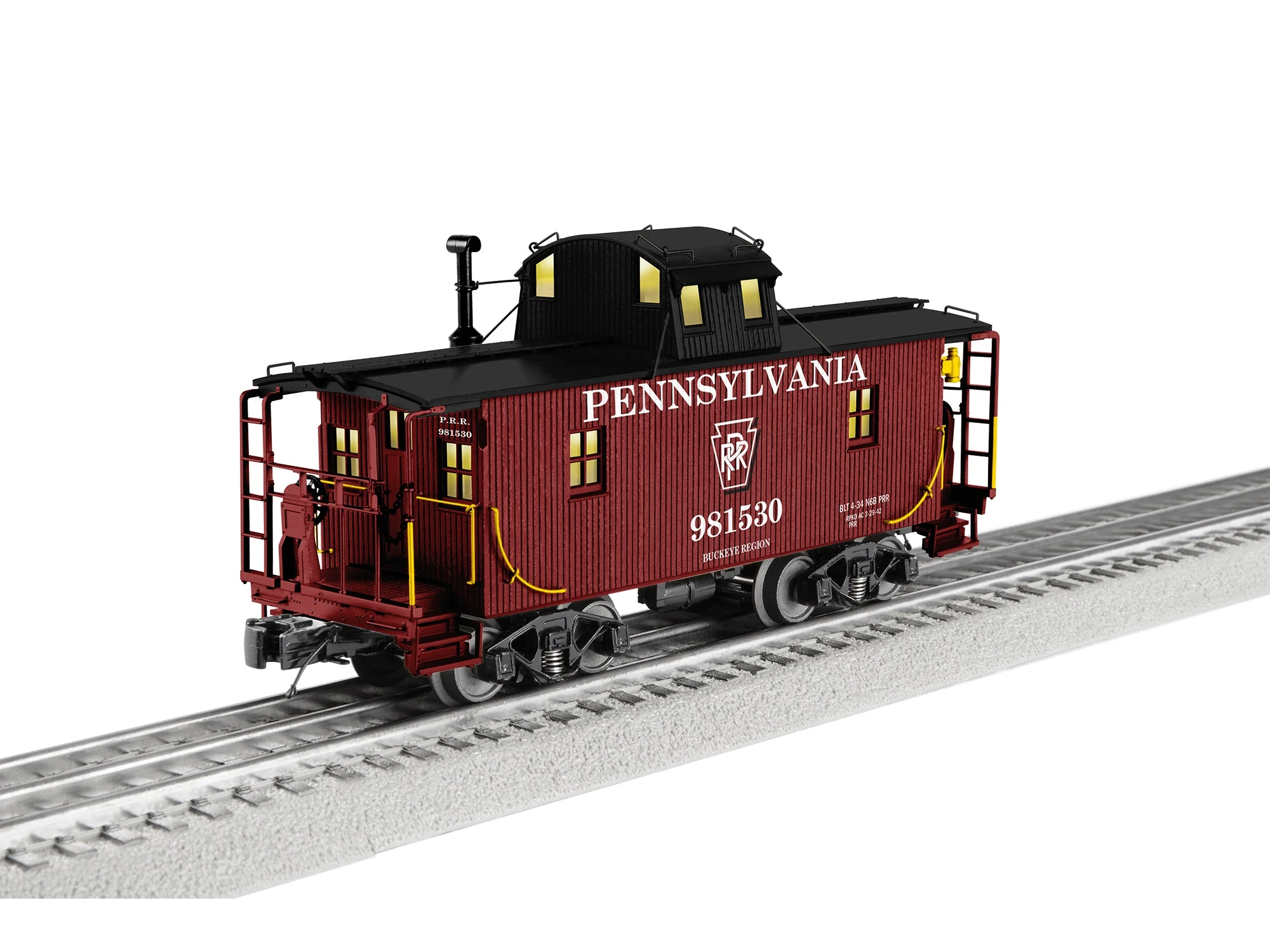 Lionel 2326272 O Gauge N6b Wood Caboose Pennsylvania "Shadow Keystone" PRR 981530 1 Lionel 2326272 O Gauge N6b Wood Caboose Pennsylvania "Shadow Keystone" PRR 981530