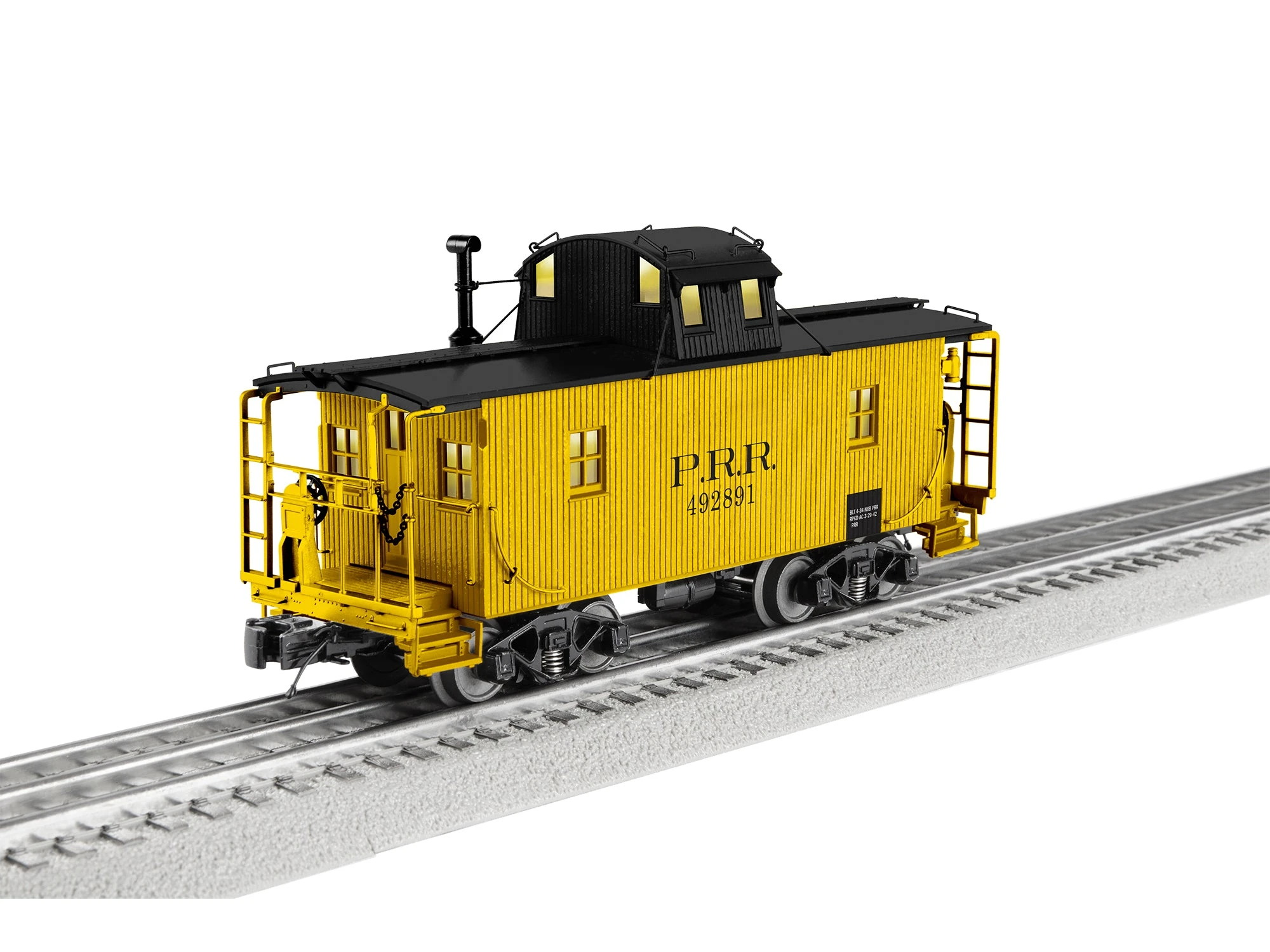 Lionel 2326273 O Gauge N6b Wood Caboose Pennsylvania "Yellow" PRR 492891 1 Lionel 2326273 O Gauge N6b Wood Caboose Pennsylvania "Yellow" PRR 492891