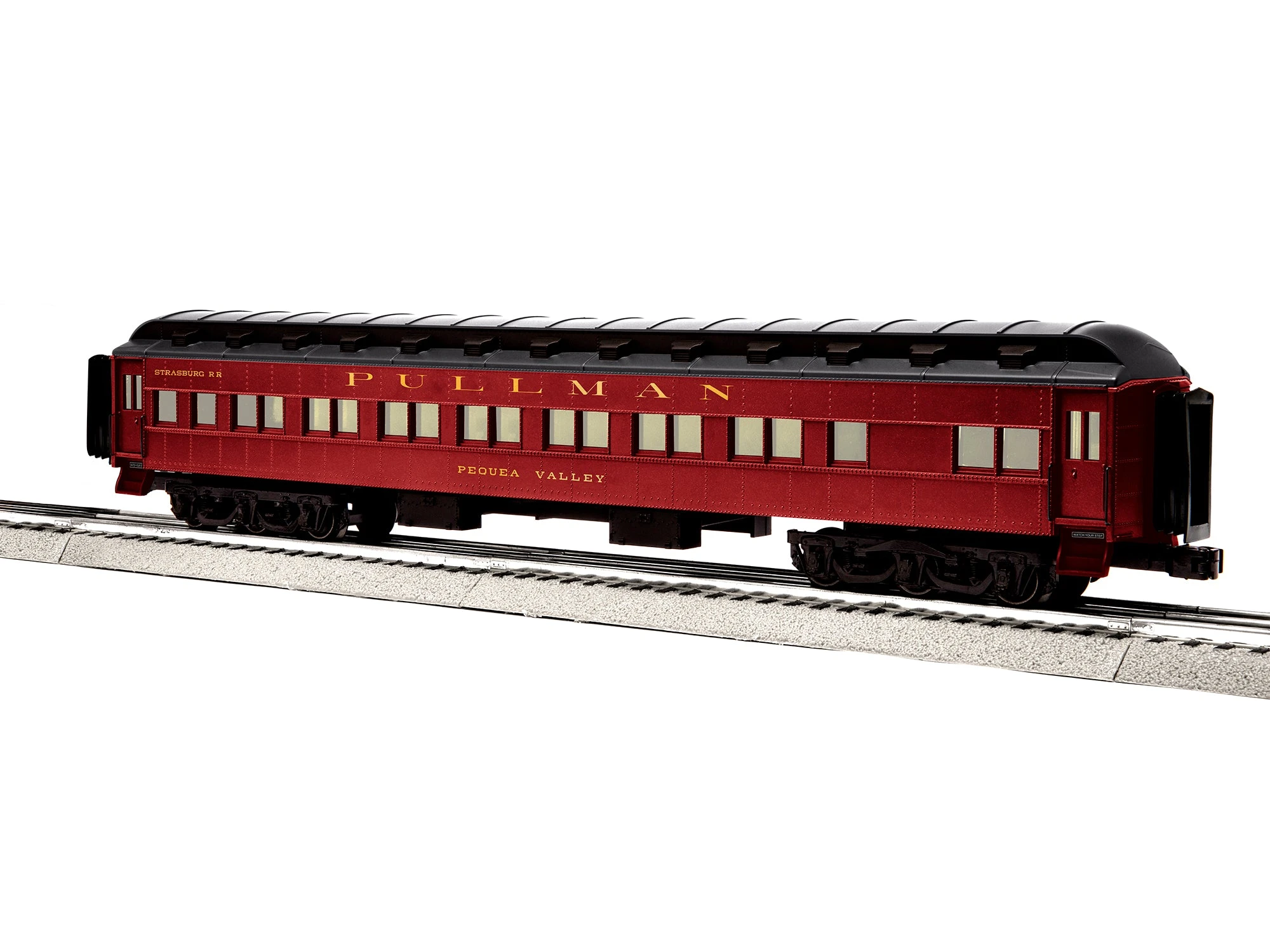 Lionel 2327210 O Scale LEGACY18" Passenger Car Strasburg Railroad "Pequea Valley" Red 1 Lionel 2327210 O Scale LEGACY18" Passenger Car Strasburg Railroad "Pequea Valley" Red