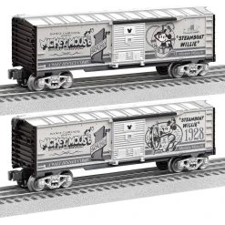Lionel 2328420 O Gauge Disney 100th Mickey Mouse Vault Boxcar