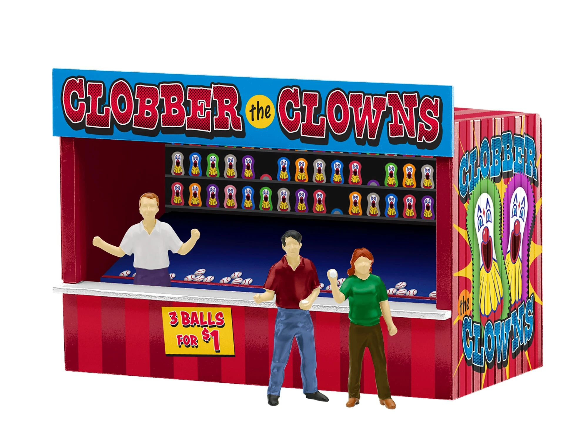 Lionel 2330050 O Gauge Midway Game 3 Pack With Figures 3 Lionel 2330050 O Gauge Midway Game 3 Pack With Figures - Image 3