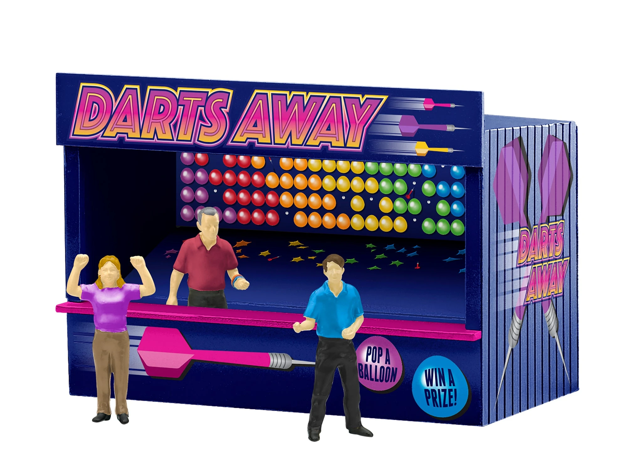 Lionel 2330050 O Gauge Midway Game 3 Pack With Figures 1 Lionel 2330050 O Gauge Midway Game 3 Pack With Figures