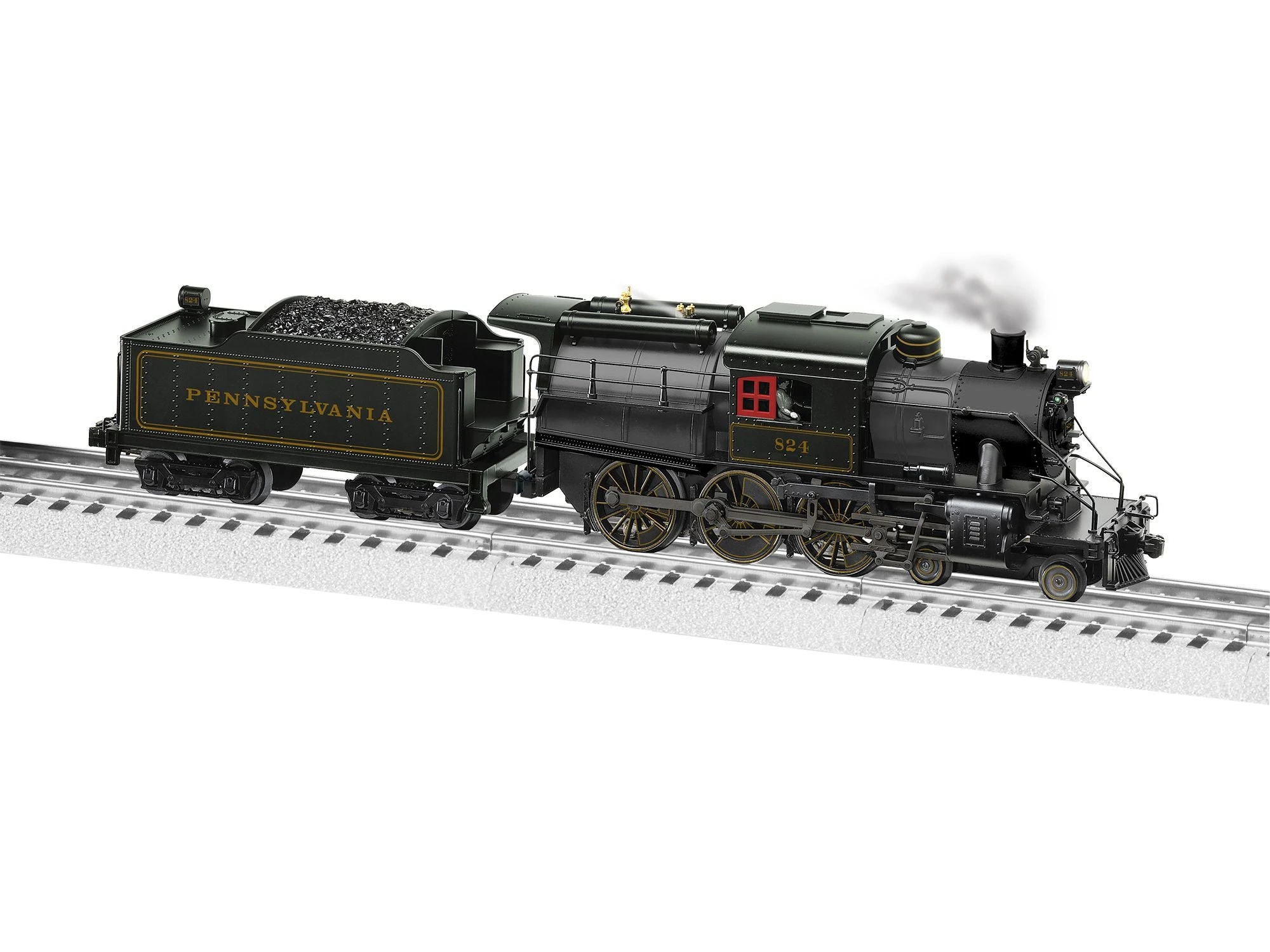 Lionel 2331590 O Scale Legacy Camelback 4-6-0 Steam Loco Pennsylvania PRR 824 - BTO 1 Lionel 2331590 O Scale Legacy Camelback 4-6-0 Steam Loco Pennsylvania PRR 824 - BTO