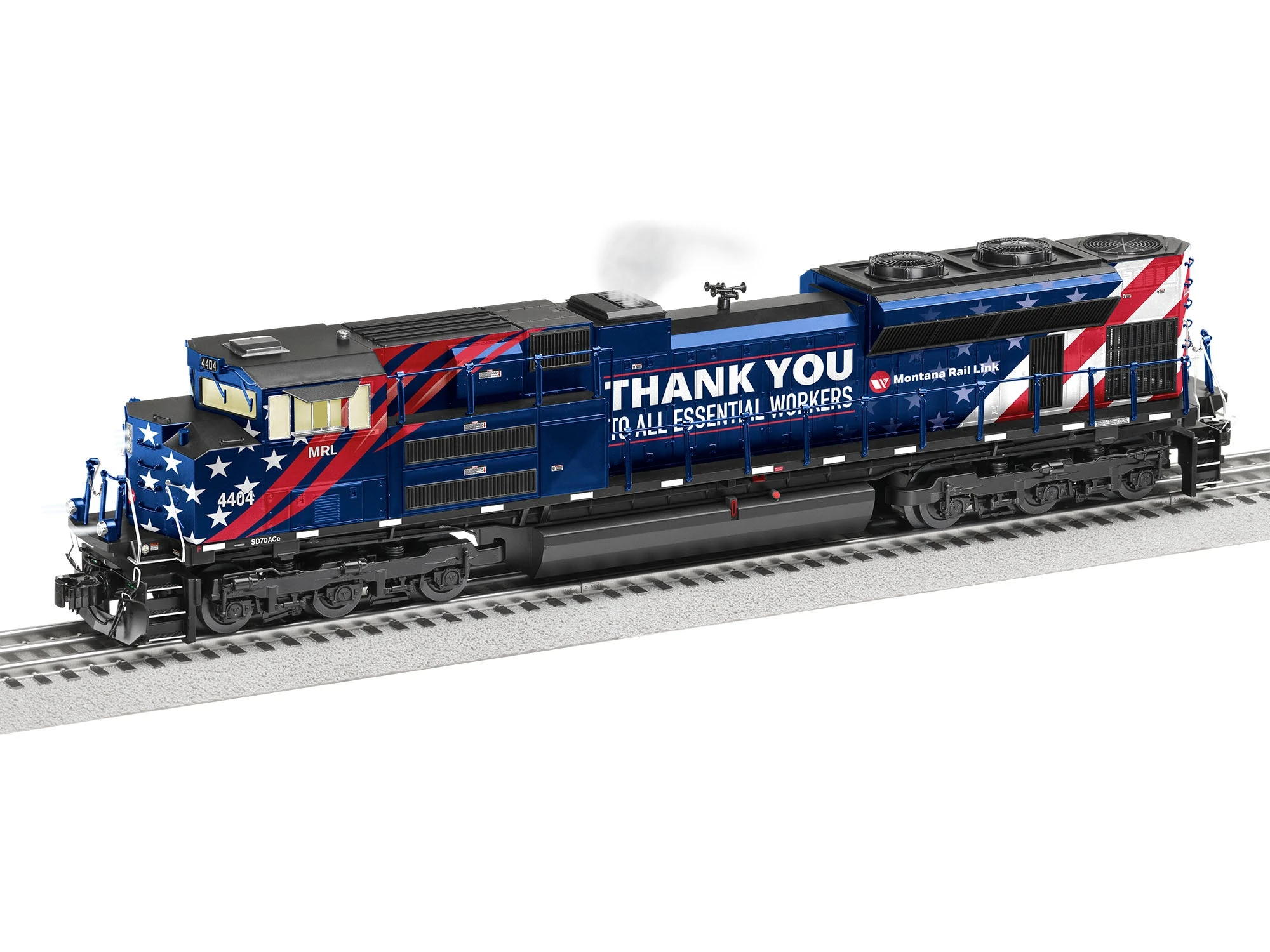 Lionel 2333160 O Scale LEGACY EMD SD70ACe Montana Rail Link "Essential" MRL 4404 BTO 1 Lionel 2333160 O Scale LEGACY EMD SD70ACe Montana Rail Link "Essential" MRL 4404 BTO