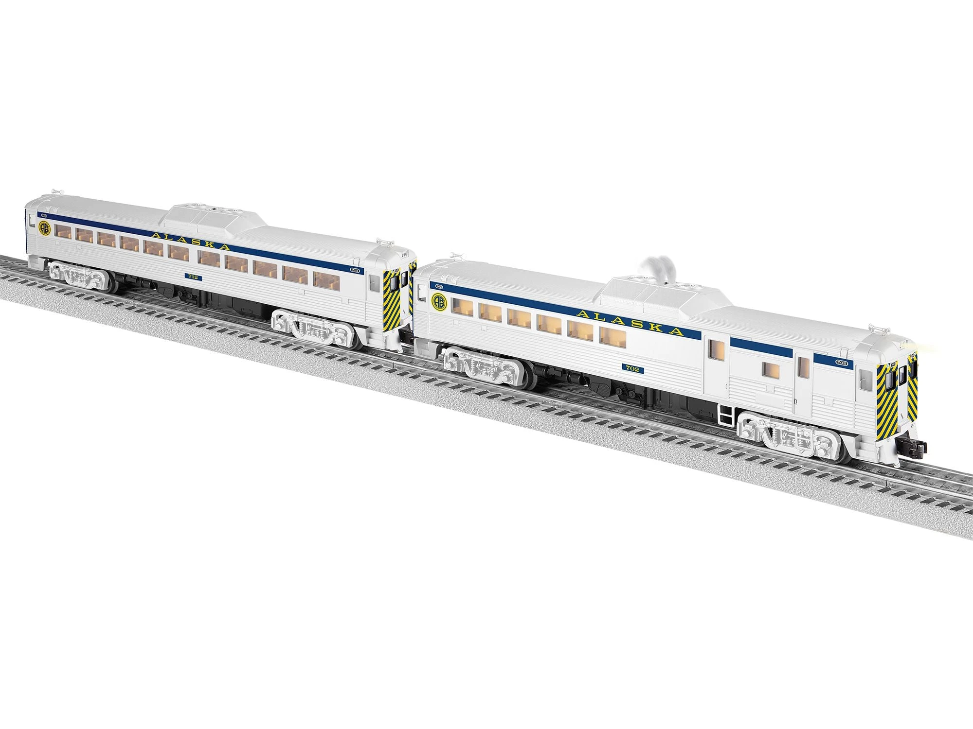 Lionel 2335070 O Gauge LionChief Plus 2.0 Budd RDC2 Combo Alaska Railroad ARR 702/712 1 Lionel 2335070 O Gauge LionChief Plus 2.0 Budd RDC2 Combo Alaska Railroad ARR 702/712