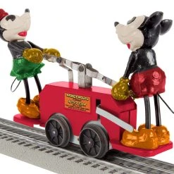 Lionel 2335190 O Gauge Mickey And Minnie Handcar - Red