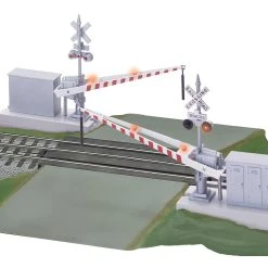 Lionel 6-12062 O Gauge FasTrack Grade Crossing With Gates And Flashers