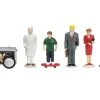 Lionel 6-14218 O Gauge Downtown People, Pewter Figures (6-Pack)