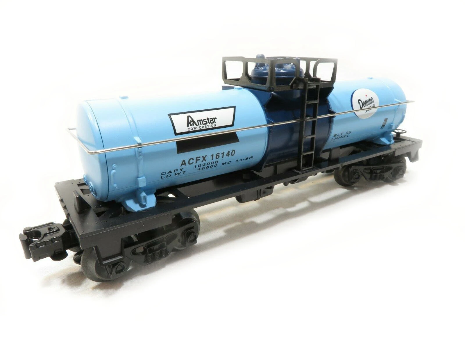 Lionel 6-16140 O Gauge Single Dome Tank Car Domino Sugar - NOS 1 Lionel 6-16140 O Gauge Single Dome Tank Car Domino Sugar - NOS