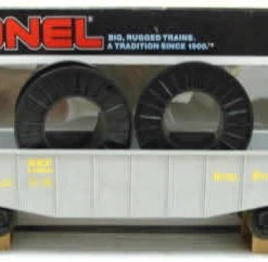 Lionel 6-16328 O Gauge Gondola With Cable Reels Nickel Plate Road NKP - NOS