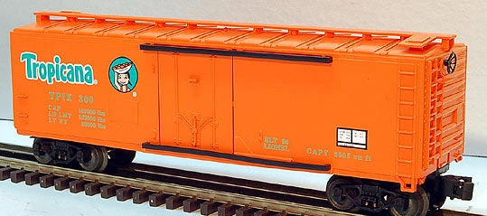 Lionel 6-17307 Standard O Gauge Refridgerator Car Tropicana TPIX 300 - NOS 1 Lionel 6-17307 Standard O Gauge Refridgerator Car Tropicana TPIX 300 - NOS