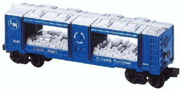 Lionel 6-19674 O Gauge Platinum Mint Car - NOS 1 Lionel 6-19674 O Gauge Platinum Mint Car - NOS