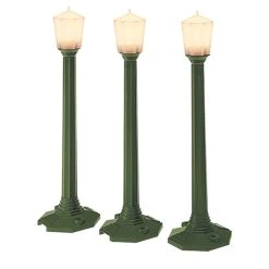 Lionel 6-29247 O Gauge Classic Street Lamps Green (3-Pack)