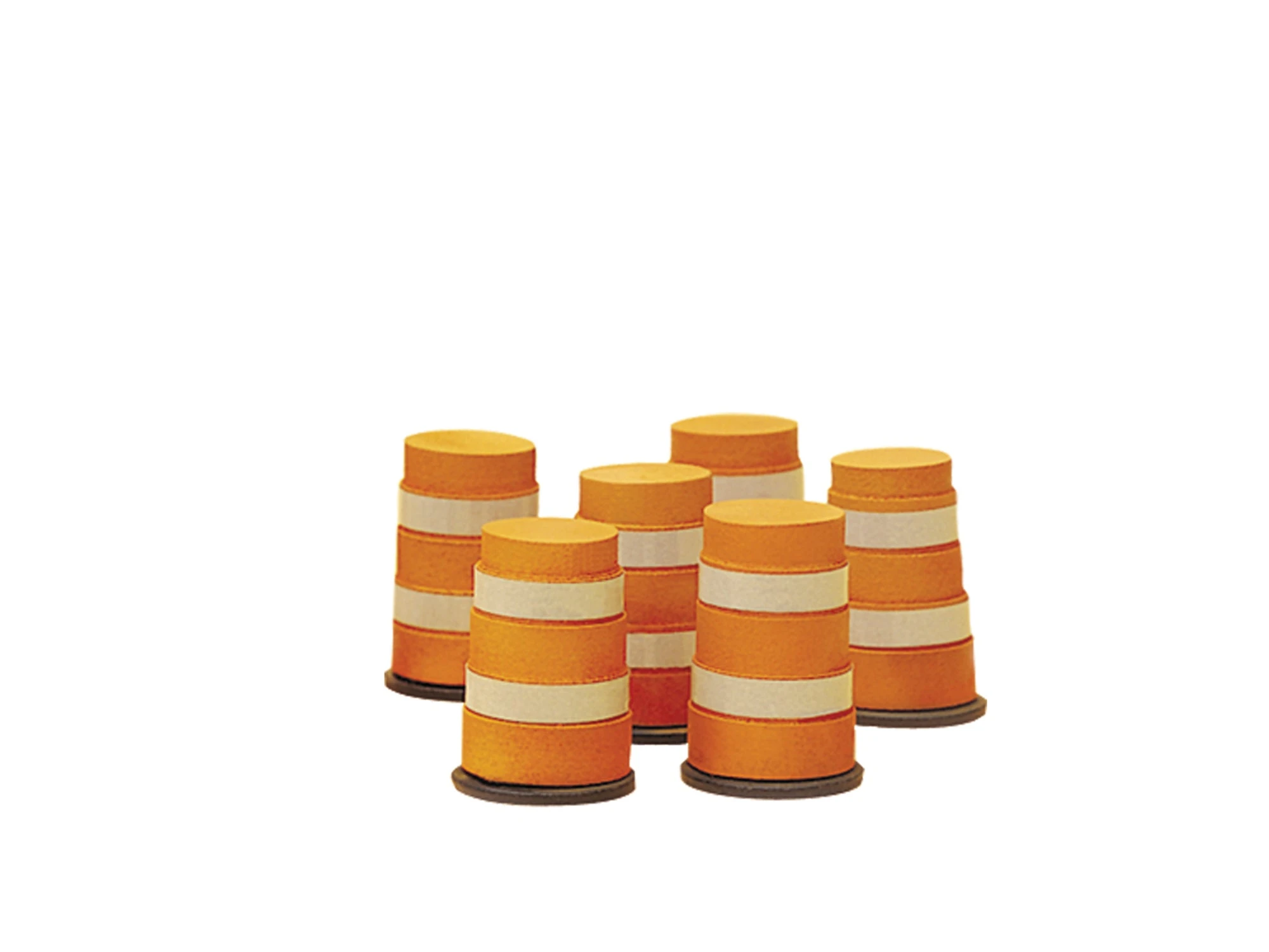 Lionel 6-32922 O Gauge Highway Construction Barrel 6 Pack 1 Lionel 6-32922 O Gauge Highway Construction Barrel 6 Pack