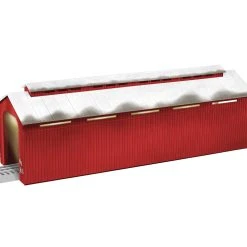 Lionel 6-83305 O Gauge Lighted 24" Winter's Covered Bridge
